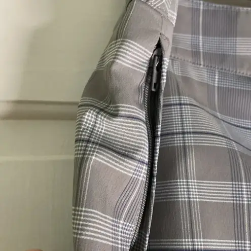 Nike  Golf Skort in Gray Plaid Pleats in Hem Pickleball Tennis‎ Skirt Size 14 XL