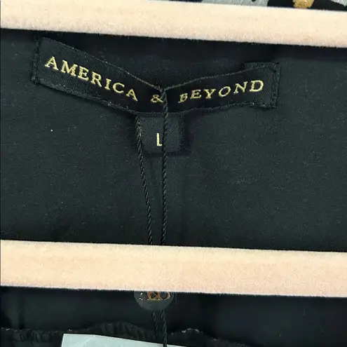 America & Beyond Always Animal Jumpsuit Size L