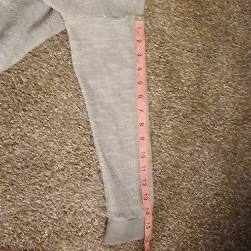 Marilyn Monroe grey cropped crowl neck long sleeve size medium