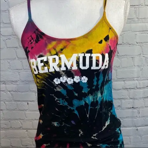 Bermuda  Tie Dye Tank Top-S/M