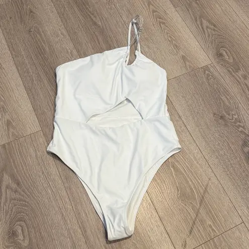 Ramy Brook BNWT White India One Piece Bathing suit Swimsuit Size Large Bride