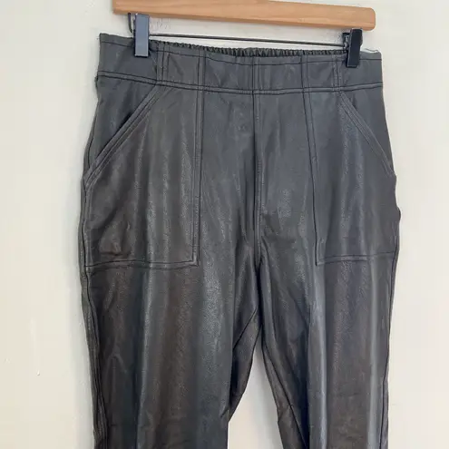 Spanx - Faux Leather Jogger Pants Black