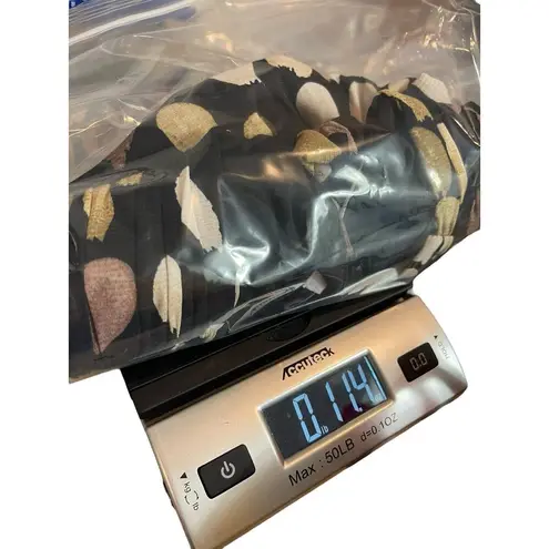 Y2K Soft Lined Mesh Paint Look Design Empire Tie Waist Lettuce Hem Dress 16 Black