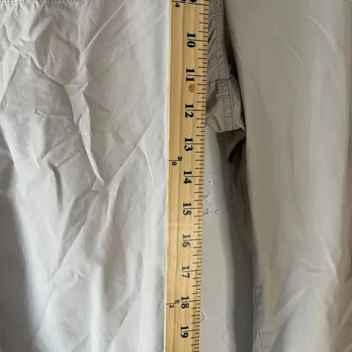 Relativity Women's Size 14 Cargo Tan Cropped Tied Outdoor Pants