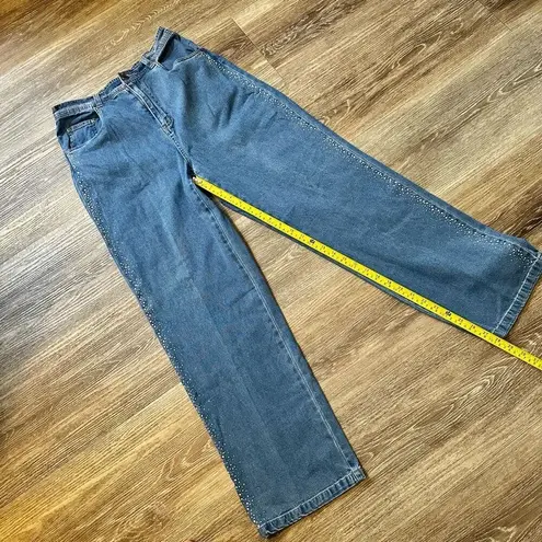 Quaker Factory rhinestone embellished jeans Blue Size undefined