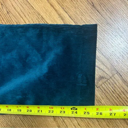 Rachel Rachel Roy | Dark Peacock Corduroy Velvet belted Jumpsuit Size 12 Green