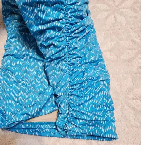 Garnet Hill Ruched Surplice Tankini Top Size 12