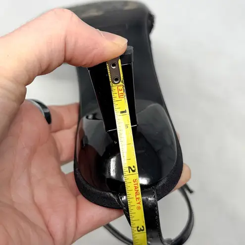 Giuseppe Zanotti Vintage 90s Y2K Beaded Ankle Strap Kitten Heels Retro Black 37