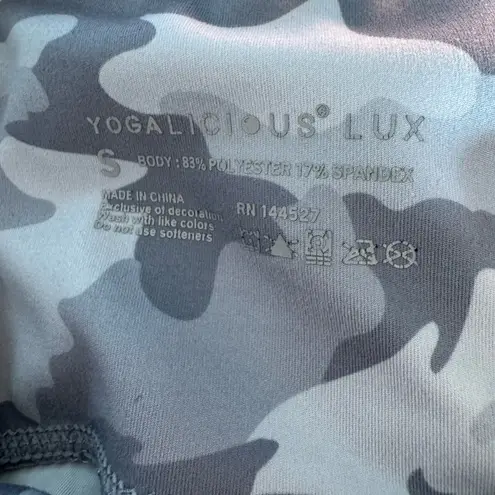 Yogalicious ‎ Camo Print Leggings and top thumbnail 2
