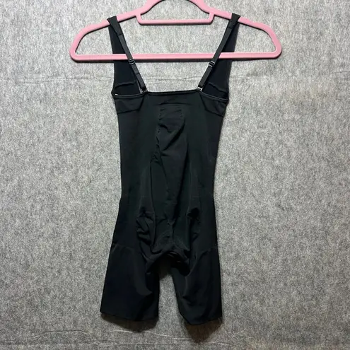 Assets by Spanx Shapewear Bodysuit Tummy Control Thigh Slimmer Straps M Black Size M
