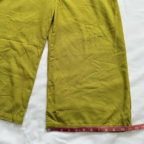 Monteau Los Angeles Women’s XL Jumpsuit Lime Green Trendy Casual Fashion Top