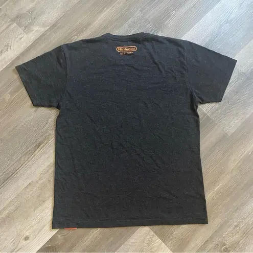 Nintendo Tee Gray Orange Medium Unisex Soft Casual Gamer