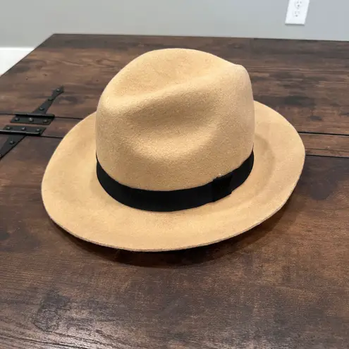 The Hatter Company Tan Felt Fedora Hat Style 18037 Wool Felt Trilby