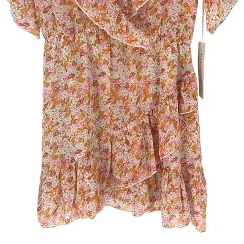 Bishop and Young Women's Zoey Floral Ruffle Mini Dress Multicolor Size Small NWT