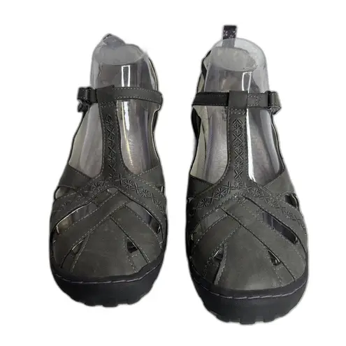 Jbu by Jambu Shoes Womens Size 10 Gray Cynthia Vegan Memory Foam Mary Jane