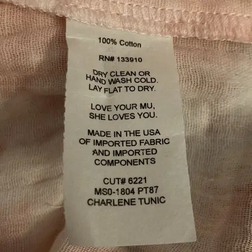 Show Me Your Mumu NWT  Charlene Tunic Pink Tie Dye V Neck