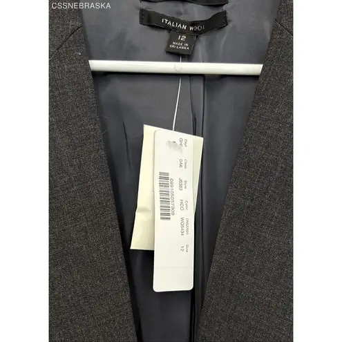 J Crew Gray Blazer Italian Stretch Wool