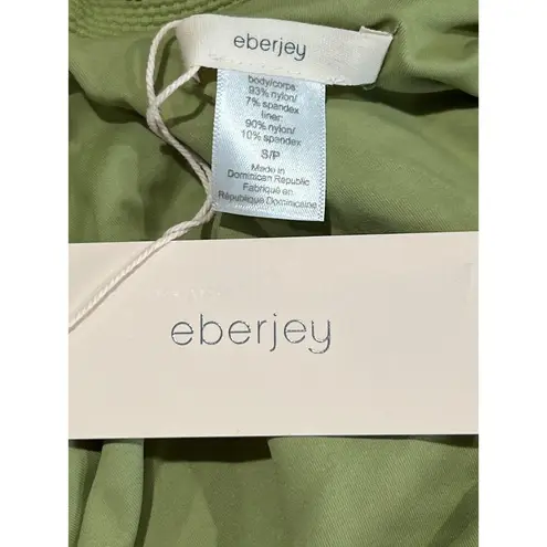 Eberjay Eberjey Pique Loreta One-Piece Swimsuit Pear Green Women's Size Small #W1921LRX