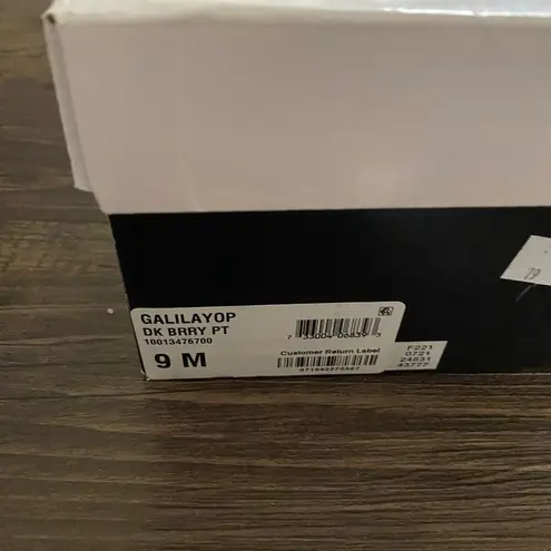 Alfani sz 9 burgundy Paton leather loafers NWT