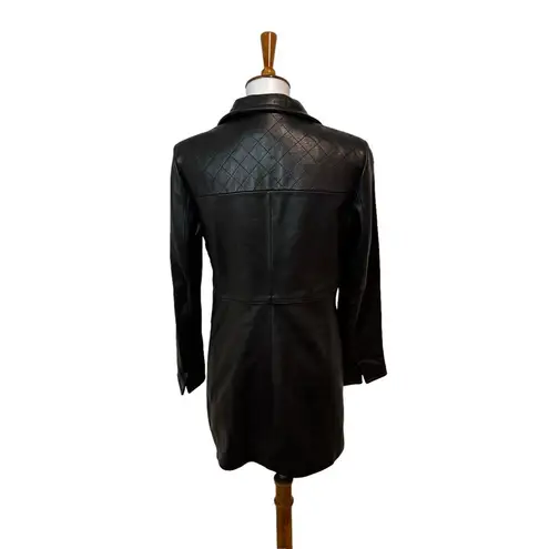 Ellen Tracy Leather Jacket Black Size Small Petite