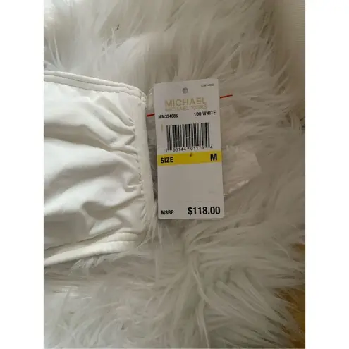 Michael Kors  white tube top bathing suit size medium