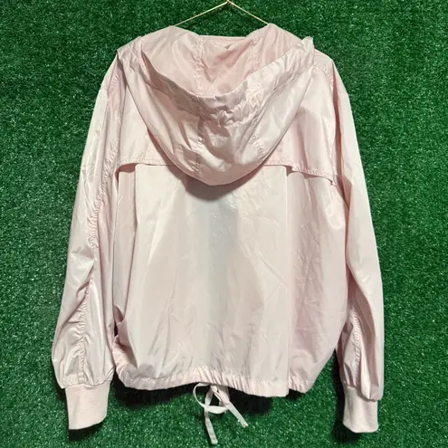 BB Dakota  Light Pink Windbreaker Jacket Feminine Casual Zip Up Outerwear Large - Image 11