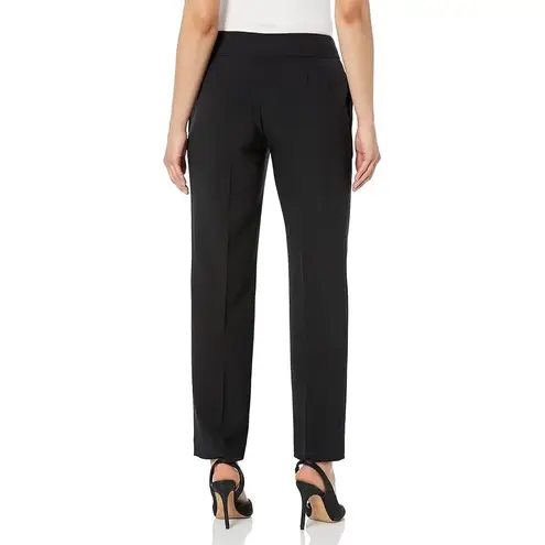 Le Suit Black Dress Pants Career Office Straight Leg Trousers 22W