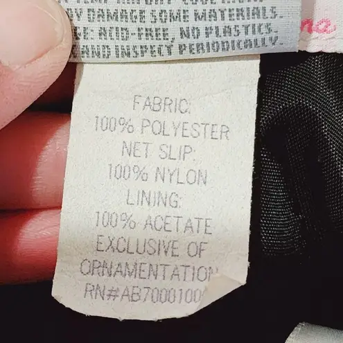 Paula Varsalona Black & Fuchsia Floral Custom Made Straples Dress Size 10