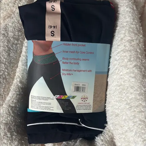 Bally Red and Black Performance Leggings