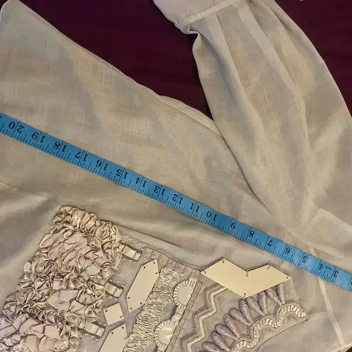 Christian LaCroix Hulotte Embellished Blouse Small S