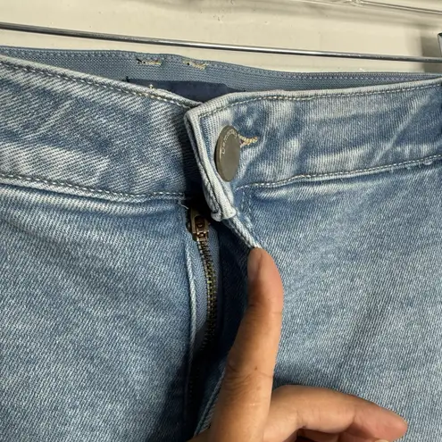 Democracy "Ab"solution Spliced Straight Leg Inside Step Frayed Hem Size 24W