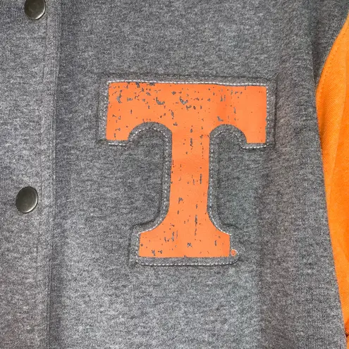 Fanatics Tennessee Volunteers Letterman Varsity Tri-Blend Jacket -Gray/Orange L