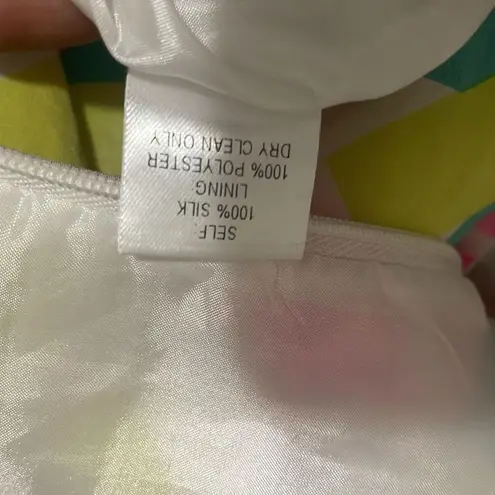 Britt Ryan Parade Silk Shift Dress Size XS Bright Abstract