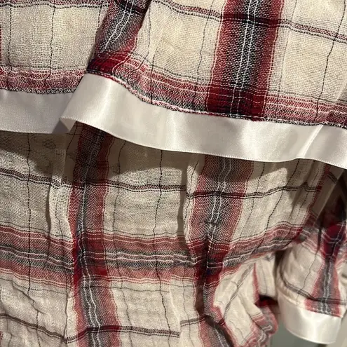 INA Cropped Gauzy Off-The-Shoulder Blouse (S)