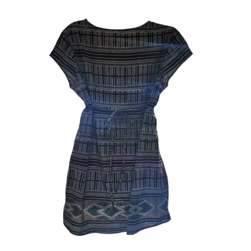 Liz Lange Maternity Gray & Blue Tunic Top (M)