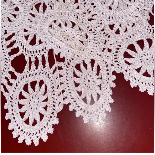 Womens Beige Crochet Poncho Cape Boho Hippie Festival Coachella fairycore osfm Size undefined