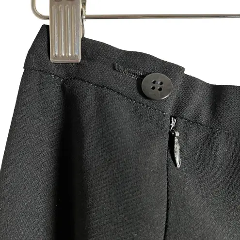 Giorgio Armani Vintage Solid Black A-Line Mini Skirt Size 6