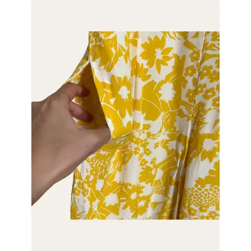 Faithfull the Brand Kasbah Jumpsuit in Jasmine Yellow Hestia Floral Size 4