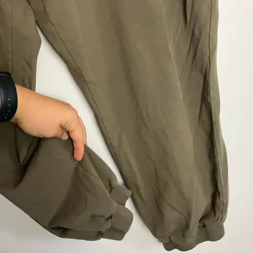 Maurice's  Plus Size Olive Green Knit Twill Drawstring Jogger Pants