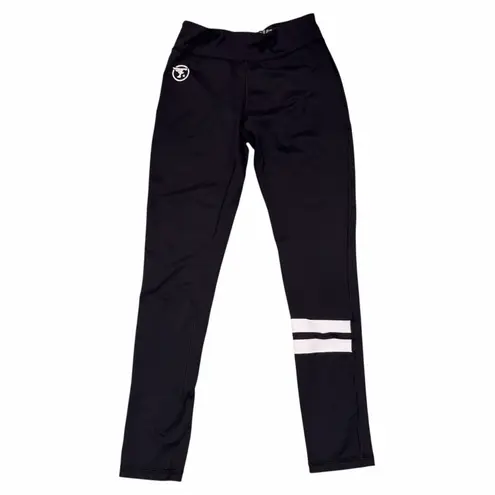 Affliction Fast & Furious Black Roman Graphic Leggings Tights Pants size Small