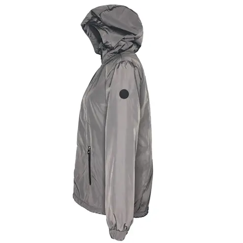 MICHAEL Michael Kors Gun Metal Missy Faux Shearling Lined Jacket