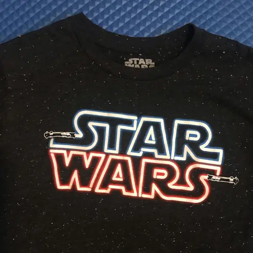 Star Wars galaxy stars light saber tee T-shirt🌟