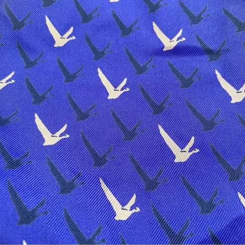 Grey Goose 100% Silk Scarf Royal Blue w/ Goose Print