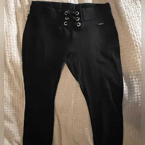 Tahari 8/10 black cotton spandex jeggings