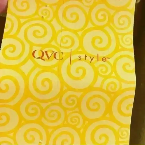 Nina Leonard Nina‎ Leonard QVC top off shoulder fringed knit long sleeves Medium NWT