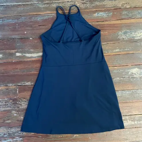 Girlfriend Collective Naomi Workout Dress w Shorts & Bra in Midnight - Sz L 🧡🎀