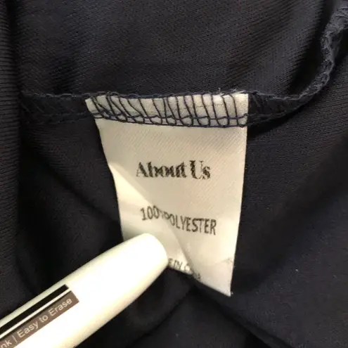 About Us Dulipa Dress in Navy Floral Off Shoulder Mini Dress size Small Revolve