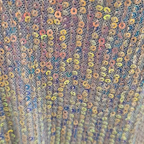 Lulus 💕💕 Chic and Glam Light Blue Sequin Lace-Up Mermaid Maxi Dress M NWOT - Image 13