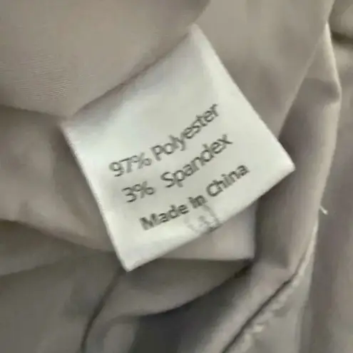 EMERSON LANG | NWT Gray Silver Cargo Pocket Skirt Silky Maxi Drawstring | XL