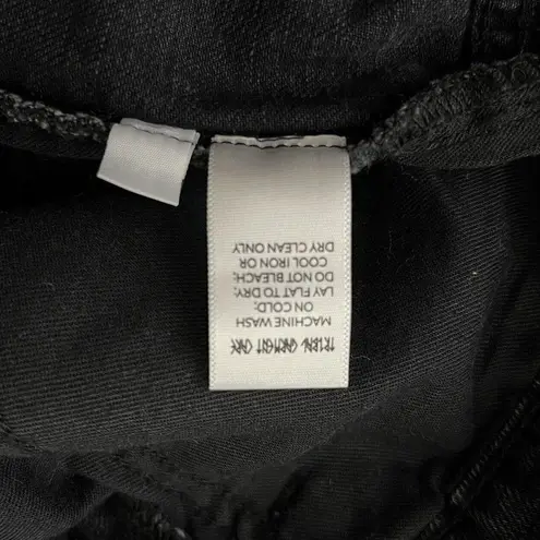 Tribe Kelley Shorts Womens 8 Black Denim Dark Wash Jean Shorts Grunge Streetwear